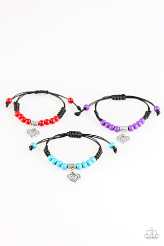 Starlet Shimmer Heart Bracelets (Set of 5)