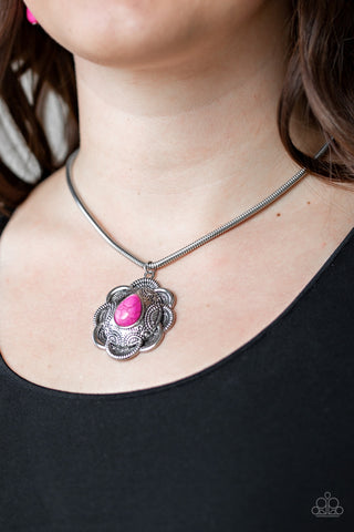 Mojave Meadow - Pink Necklace