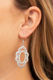 Mantras and Mandalas - White Earrings