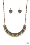 Persian Pharaoh - Brass Necklace