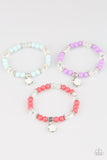 Starlet Shimmer Bracelets with Roses (Set of 5)