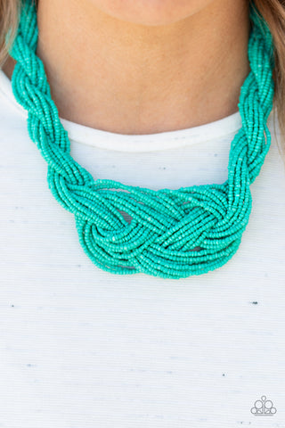 A Standing Ovation-Blue Necklace