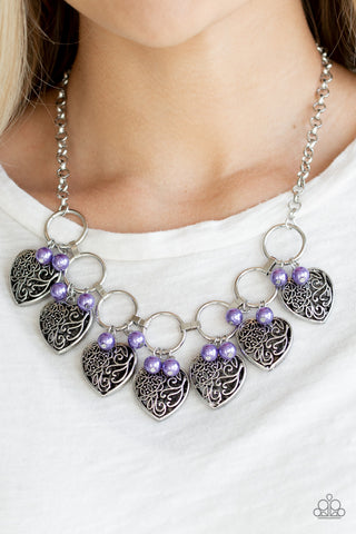 Very Valentine - Purple Necklace