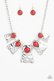 Cougar - Red Necklace