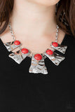 Cougar - Red Necklace