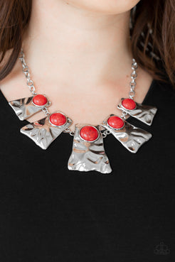 Cougar - Red Necklace