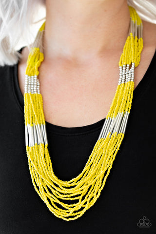 Let It Bead-Yellow Necklace