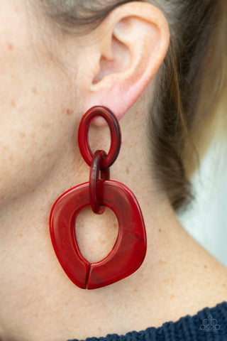 Torrid Tropicana - Red Earrings