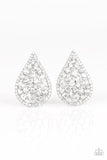 REIGN-Storm - White Earrings