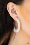 Oceanside Oasis - White Earrings