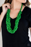 Tahiti Tropic - Green Necklace