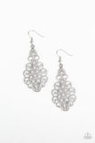 Sprinkle On The Sparkle - White Earrings