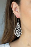 Sprinkle On The Sparkle - White Earrings