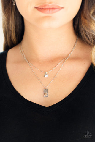 Not Your Damsel-Silver Necklace