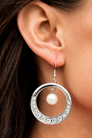 The Icon-ista - White Earrings