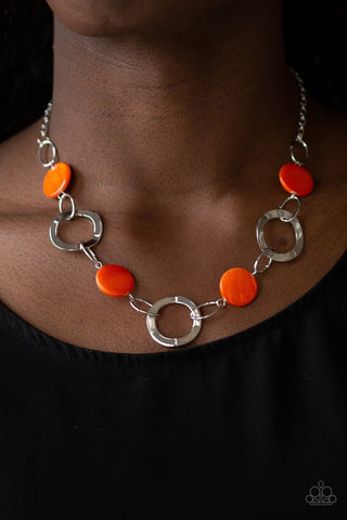 Bermuda Bliss - Orange Necklace