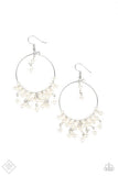 Now On Broadway - White Earrings