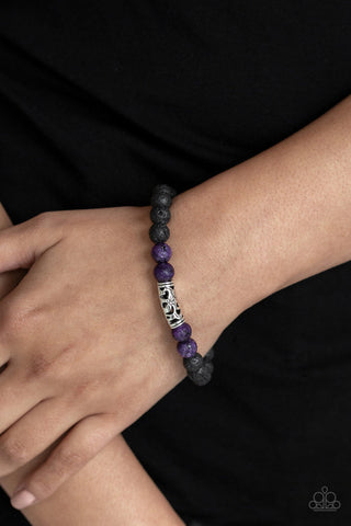 Modern Meditation - Purple Bracelet