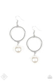 Grand Central Chic - White Earrings