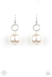 Wall Street Welcome Party - White Earrings