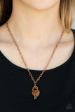 Pop & Locket - Copper Necklace