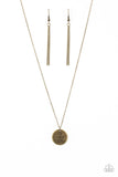All Things Are Possible-Brass Necklace