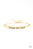 Dream Out Loud - Gold Bracelet