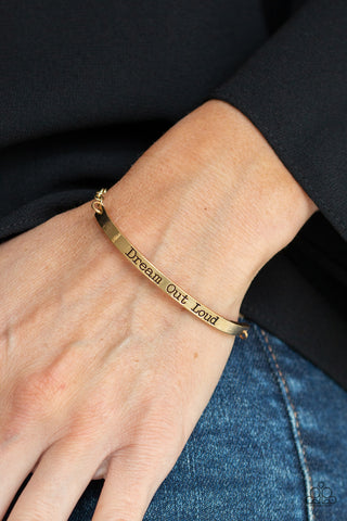 Dream Out Loud - Gold Bracelet