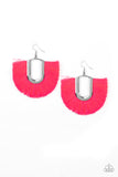 Tassel Tropicana-Pink Earrings