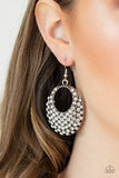 Fierce Flash - White Earrings