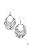 Fierce Flash - White Earrings