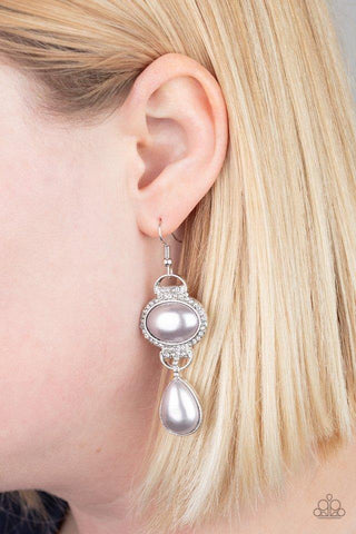 Icy Shimmer - Silver Earrings