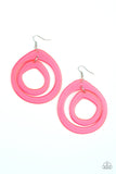Show Your True Neons - Pink Earrings