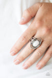 Peacefully Pristine-White Ring