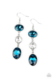 The Glow Must Go On - Blue Earrings