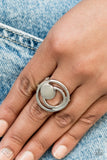 Edgy Eclipse - Silver Ring