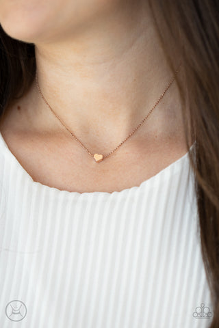 Humble Heart-Rose Gold Necklace