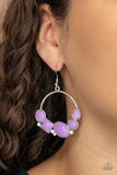 Beautifully Bubbleicous-Purple Earrings