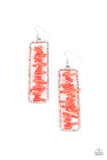 Don't Quarry, Be Happy - Red Earrings