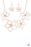 Flower Garden Fashionista - Copper Necklace