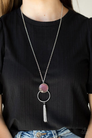 Nice To GLOW You! - Purple Necklace
