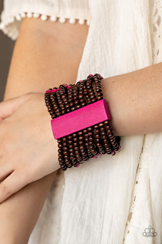 Tropical Trendsetter - Pink Bracelet