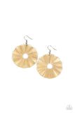 Fan The Breeze - Brown Earrings