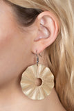 Fan The Breeze - Brown Earrings