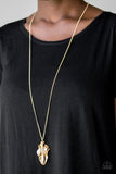 Fiercely Fall-Gold Necklace