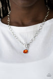 Dynamite Dazzle - Orange Necklace
