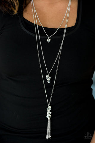Crystal Cruiser - White Necklace