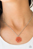 Blossom Bliss-Orange Necklace