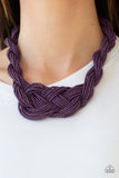 A Standing Ovation - Purple Necklace