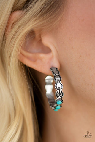 Anasazi Arrow - Blue Earrings